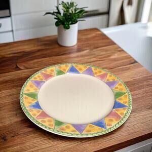 Sango Sue Zipkin 2-Dinner Plates Marzipan 10 5/8" D Oven Safe 3025